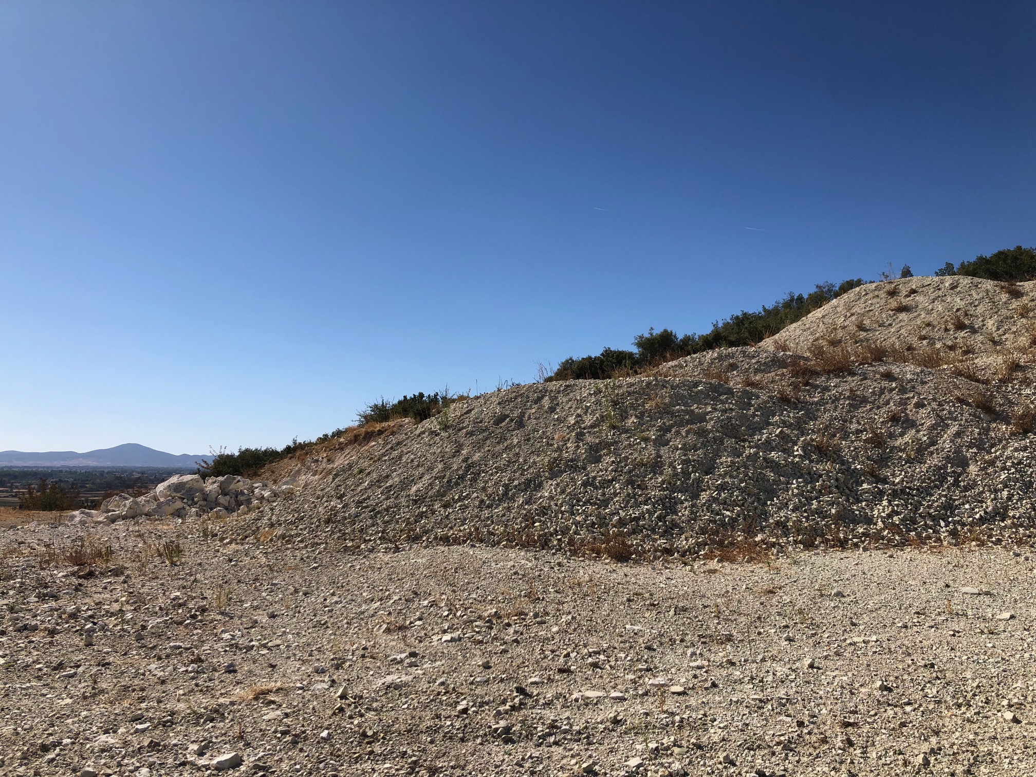 Zeolite quarry in Thrace, Greece